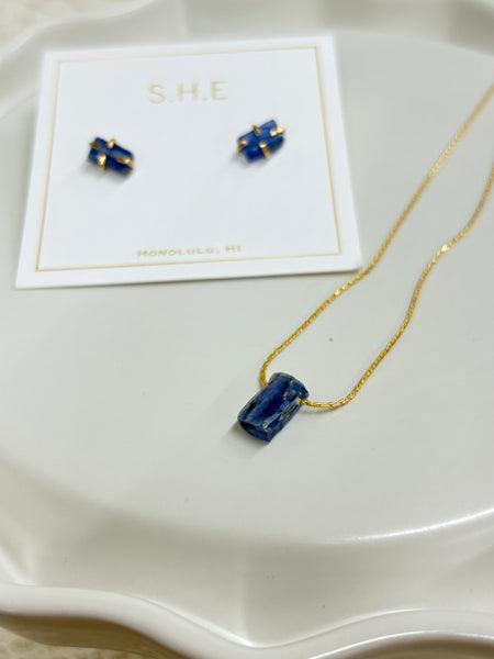 S.H.E Kayanite Necklace/ Earrings