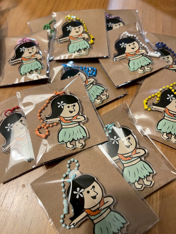Wimini Studio Hula Girl Key Chain