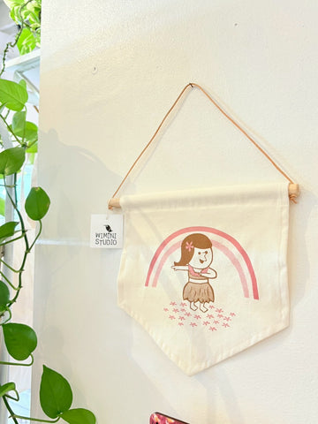 Wimini Studio Hula Girl Flag