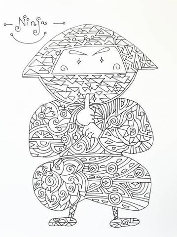 Ttegetege NURIE (Coloring art) WORKSHOP w a SPECIAL Nurie Set (Set of 2)